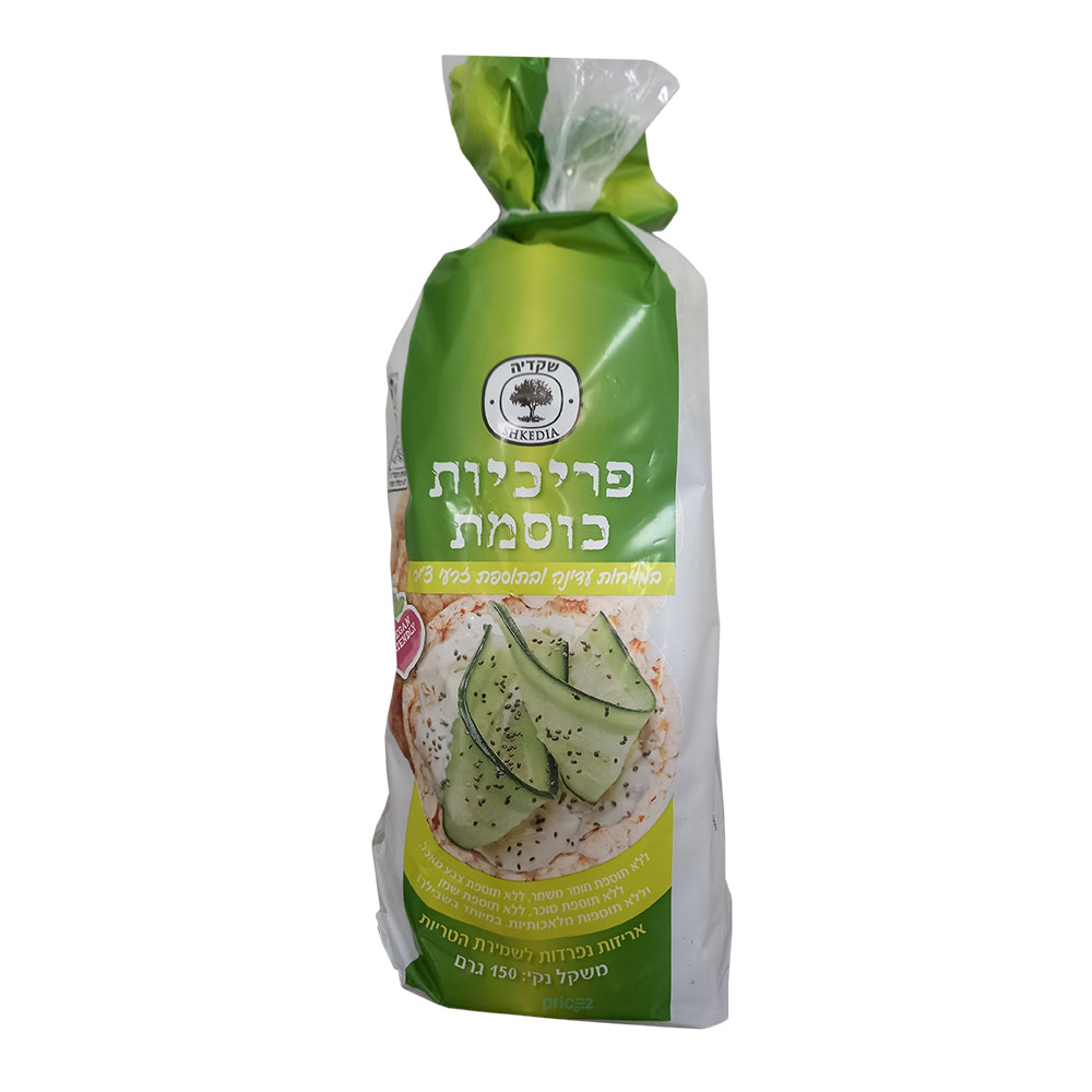 פריכיות כוסמת בתוספת זרעי ציה 150 גרם