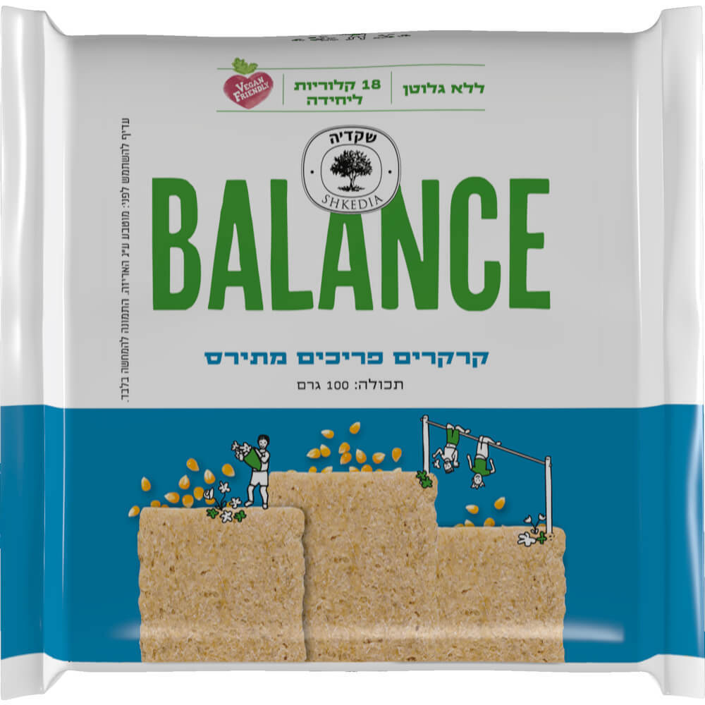 קרקרים פריכים מתירס ללא גלוטן 100 גר` BA