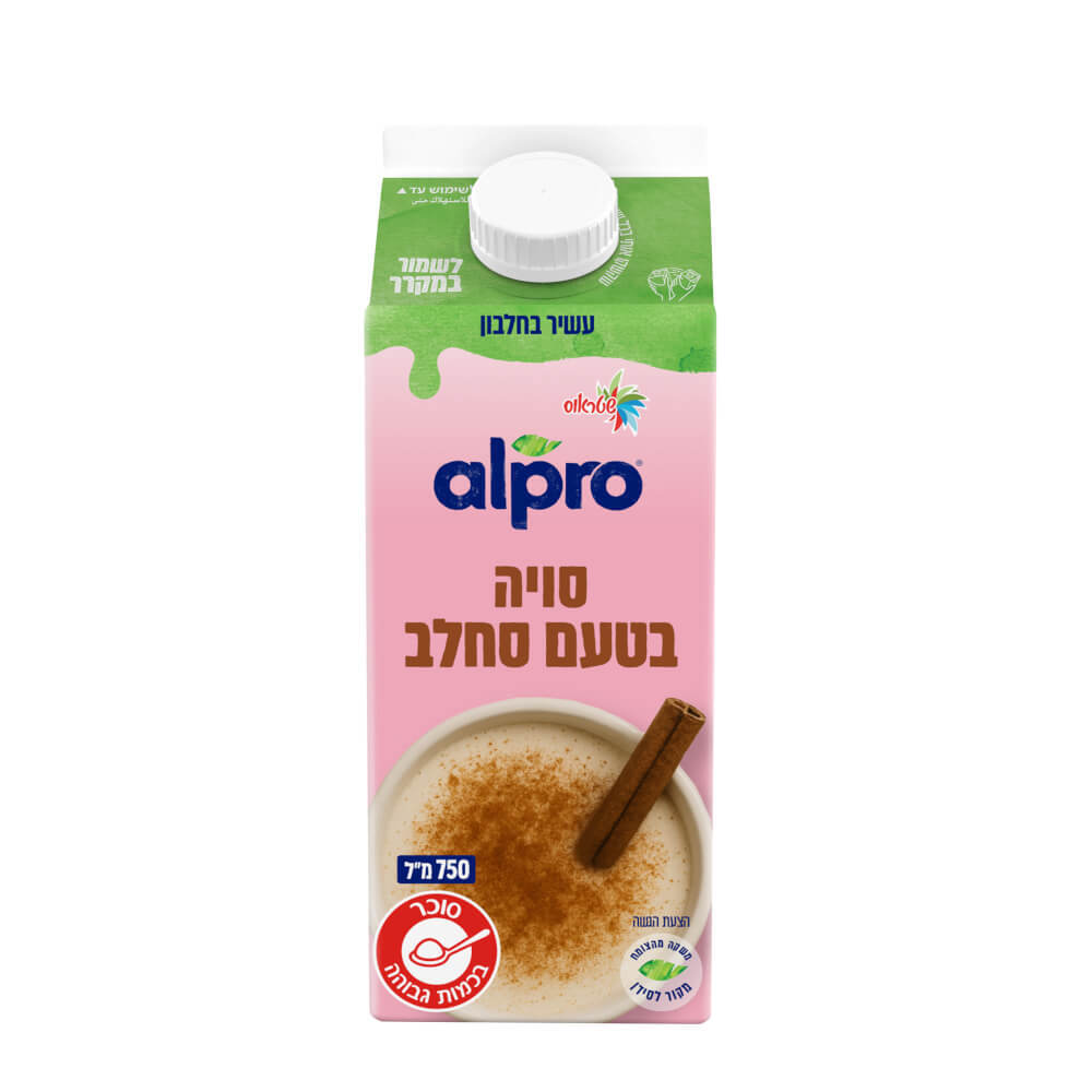 משקה סויה בטעם סחלב