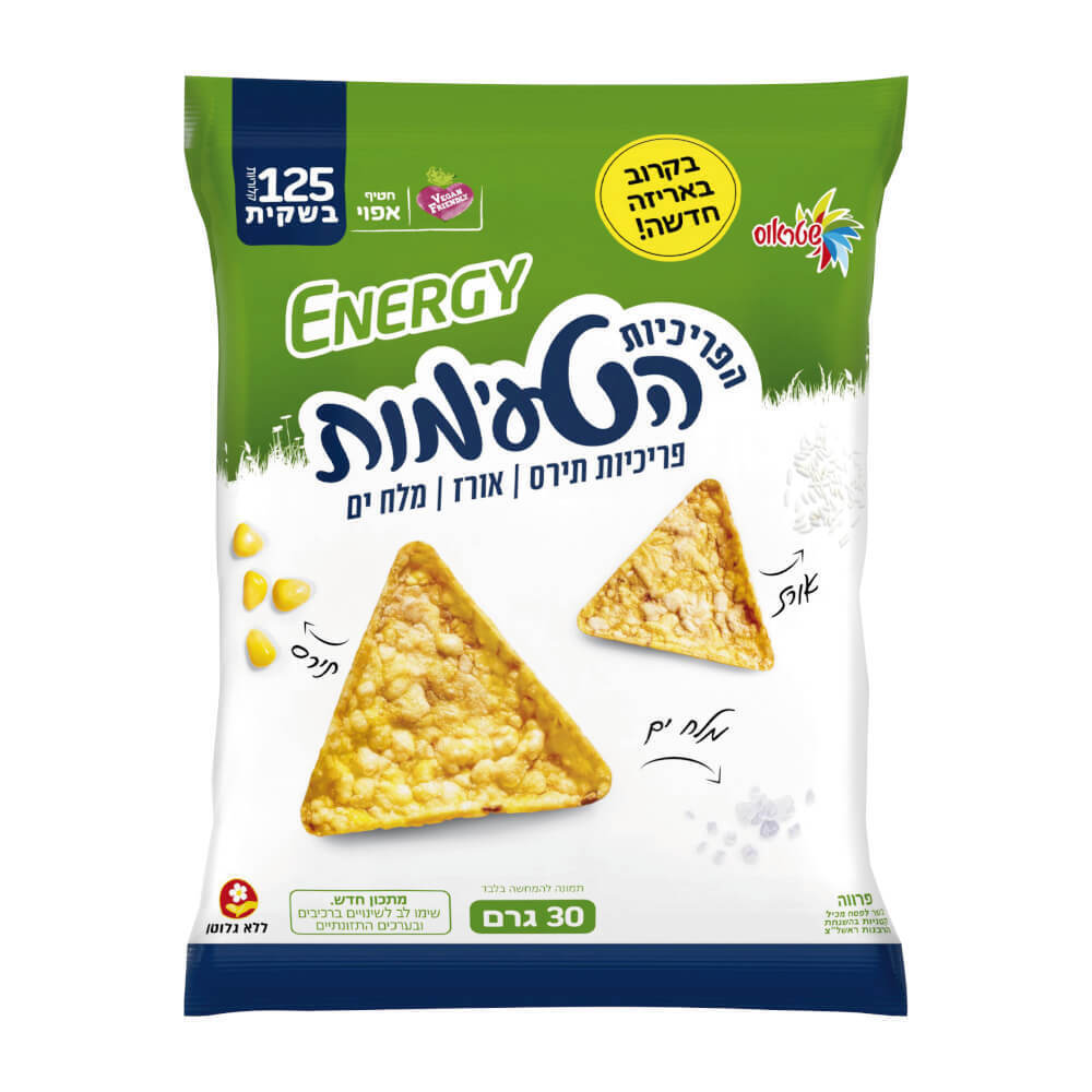 פריכיות תירס אורז מלח 30גר כשל"פ