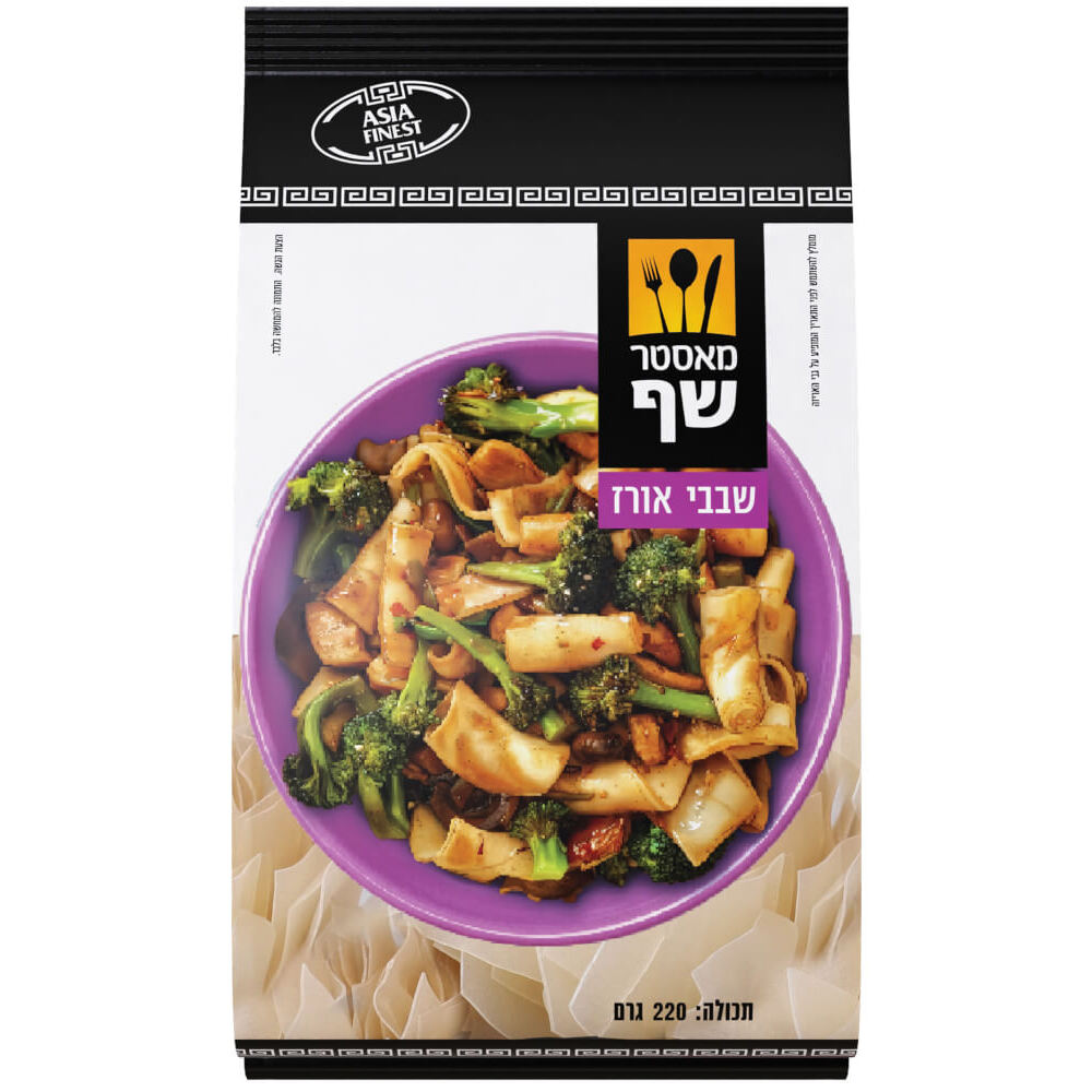 אטריות אורז רחבות 22