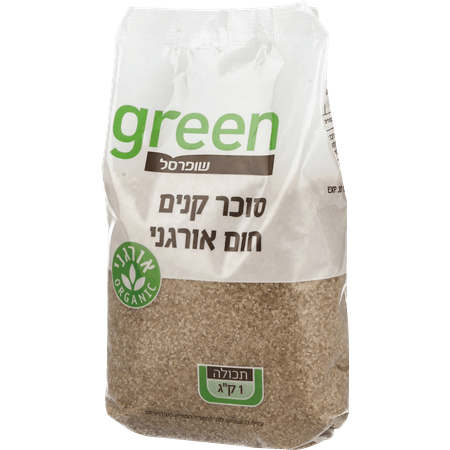 סוכר קנה גולמי אורגני 1ק