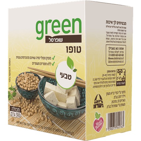 טופו במרקם קשה300ג גרין