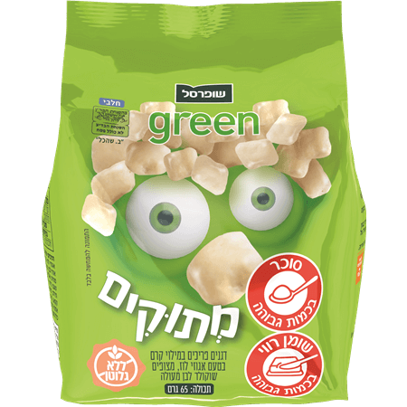 דגנים ציפוי שוק.לבן65ג