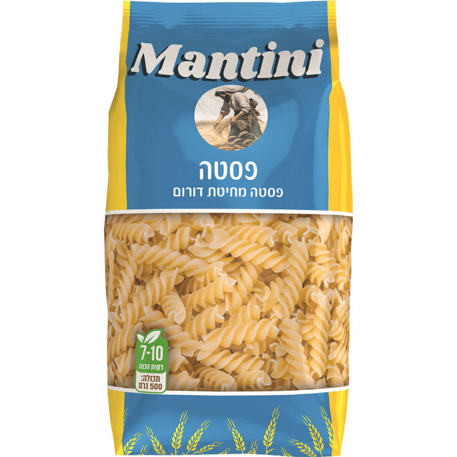 פסטה פוסילי 500ג MANTINI