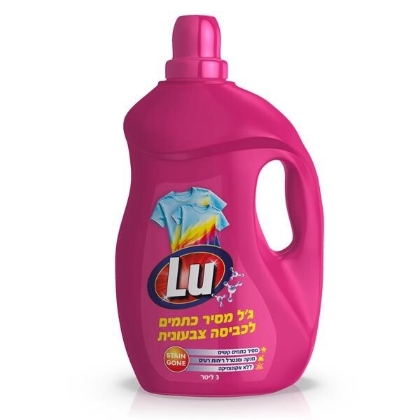 ג'ל לכביסה צבעונית 3ל LU