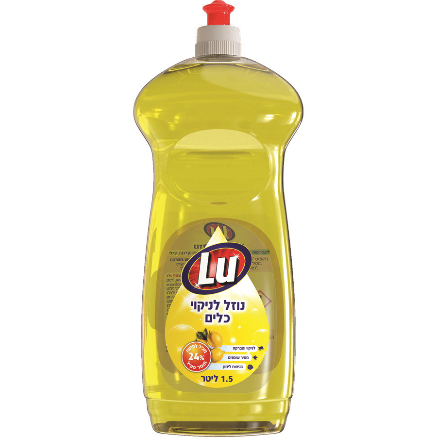 נוזל כלים לימון1.5ל LU