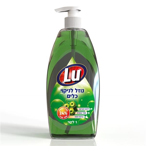 נוזל כלים תפוח1ל LU