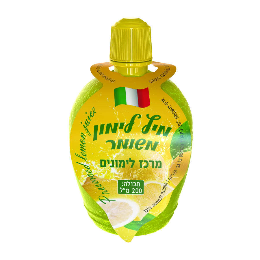 מיץ לימון משומר 200 מ"ל