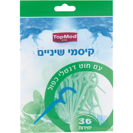 קיסמי שיניים דנטלים+חוט