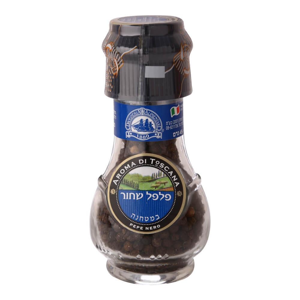 פלפל שחור במטחנה 45 גר ארומה דה טוסקנה