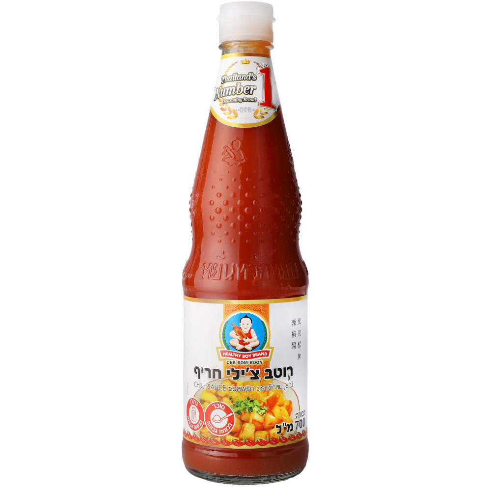 מחיר רוטב צילי חריף הלת'י בוי 700 מ