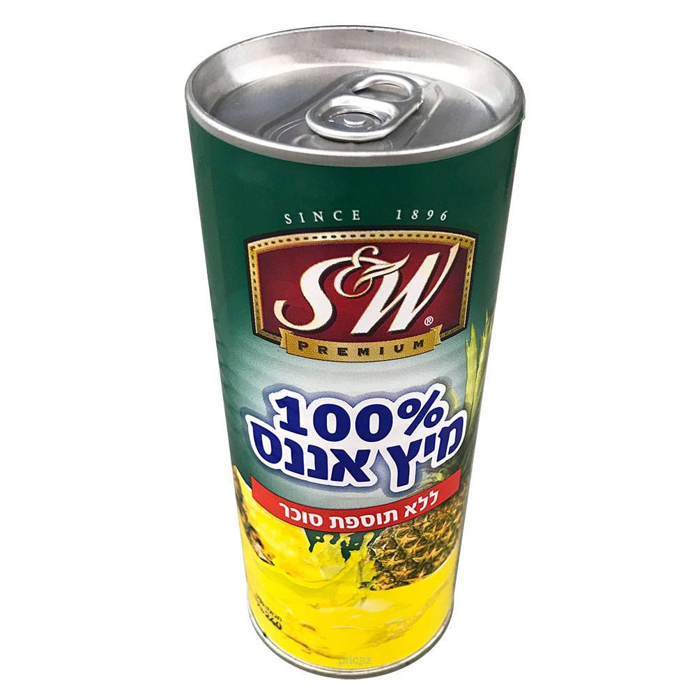 מיץ אננס 100% 240 מ"