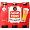 בירה לאגר בהירה 4.2% בבקבוק סאר בראו קרפור 6 * 250 מ"ל
