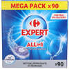 טבליות למדיח כלים קרפור אקספרט 90 יחידות