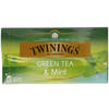תה ירוק מנטה טווינינגס 25 שקיקים