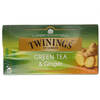 תה ירוק וג'ינג'ר טווינינגס 25 שקיקים