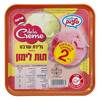 גלידת שרבט פרווה בטעם תות לימון דה לה קרם גלידות פלדמן 2 ליטר