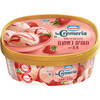 גלידה חלבית בשומן צמחי בטעם תותים בשמנת כשר לפסח לה קרמריה 1.4 ליטר