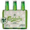 בירה לאגר בהירה 5.2% לא מסוננת בבקבוק קרלסברג לומה 6 * 330 מ"ל