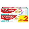 משחת שיניים בטעם מנטה מרעננת קולגייט טוטאל 2 * 100 מ"ל