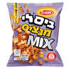 ביסלי מנצ'יס מיקס חטיף חיטה בטעם גריל וברביקיו ופיצוחים מתובלים אסם 150 גרם