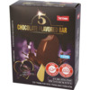שלגון שמנת מיני בטעם שוקולד בצפוי שוקולד שופרסל 5 * 60 גרם