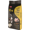 מזון פרימיום לכלבים עם עוף ואורז פטס שופרסל 12 קילו
