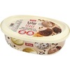 גלידה חלבית בשומן צמחי בטעמי שוקולד חלב נוגט ושוקולד מריר שופרסל 1.4 ליטר