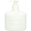 סבון נוזלי עם משאבה מעוצב לבן שופרסל 500 מ"ל