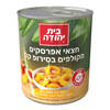 חצאי אפרסקים מקולפים בסירופ בית יהודה 480 גרם
