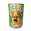 מזון לח לכלבים בטעם בשר ציד סימבה 415 גרם