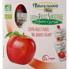 מחית פירות סמוצ'י תפוח ללא תוספת סוכר נטורה נובה 4 * 100 גרם
