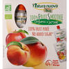 מחית פירות סמוצ'י תפוח אפרסק ומנגו אורגנית נטורה נובה 4 * 100 גרם