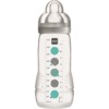 בקבוק לתינוק לגיל 4+ חודשים אפור 330 מ"ל מאם יחידה