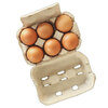 ביצים חופש גודל גדול 6 יחידות